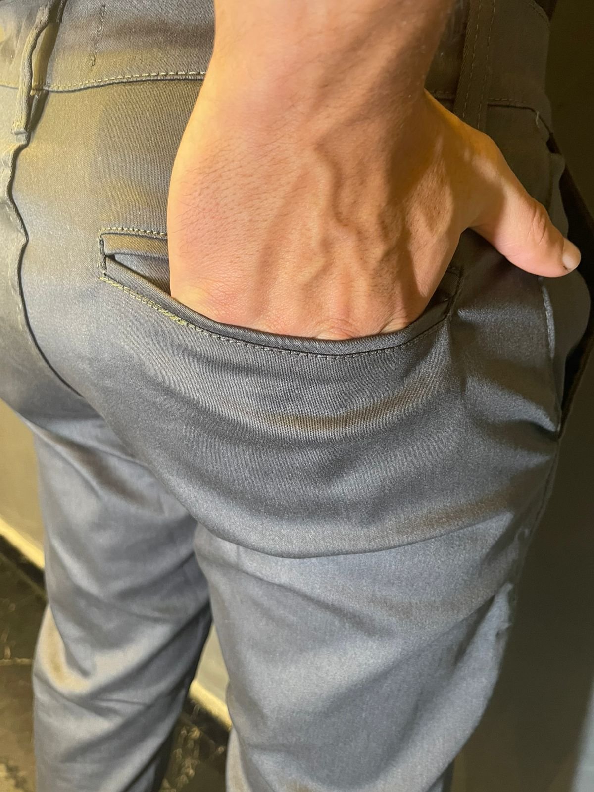 Calça Alfaitaria Chino Cinza - Imagem 2