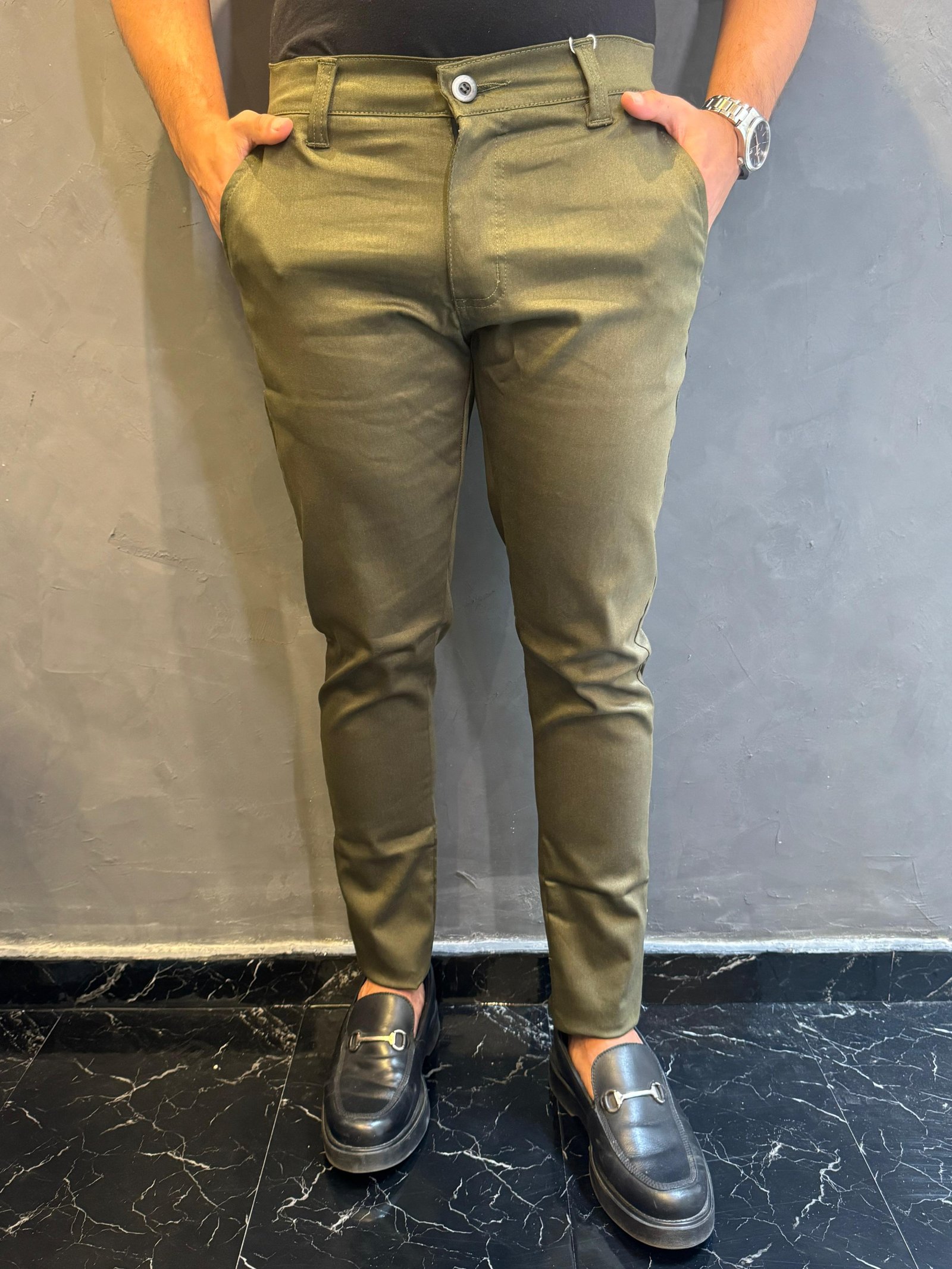 Calça Chino Verde