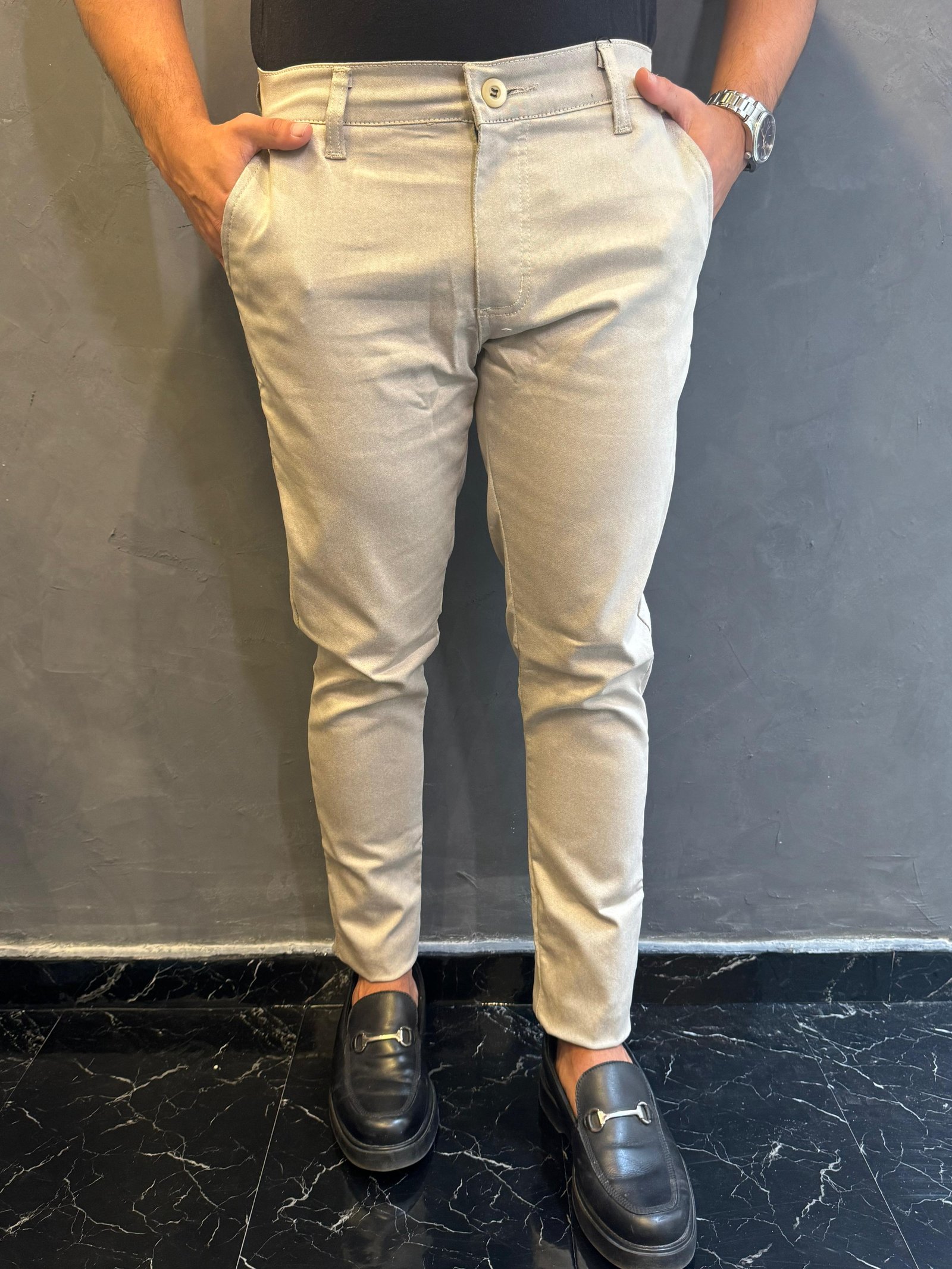 Calça Chino Areia