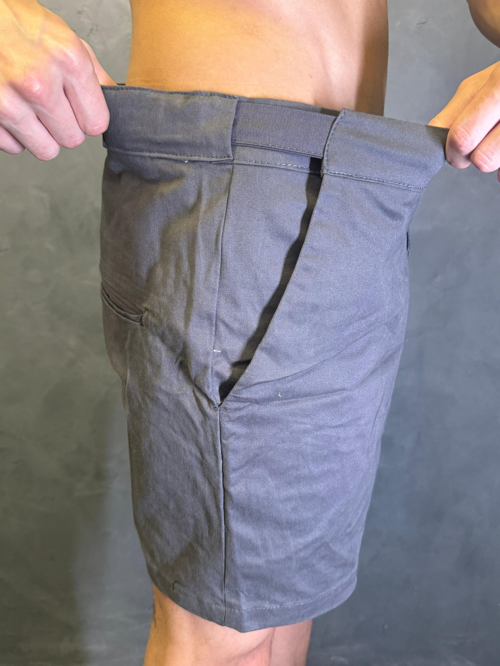 Short Elastic Cinza - Imagem 1