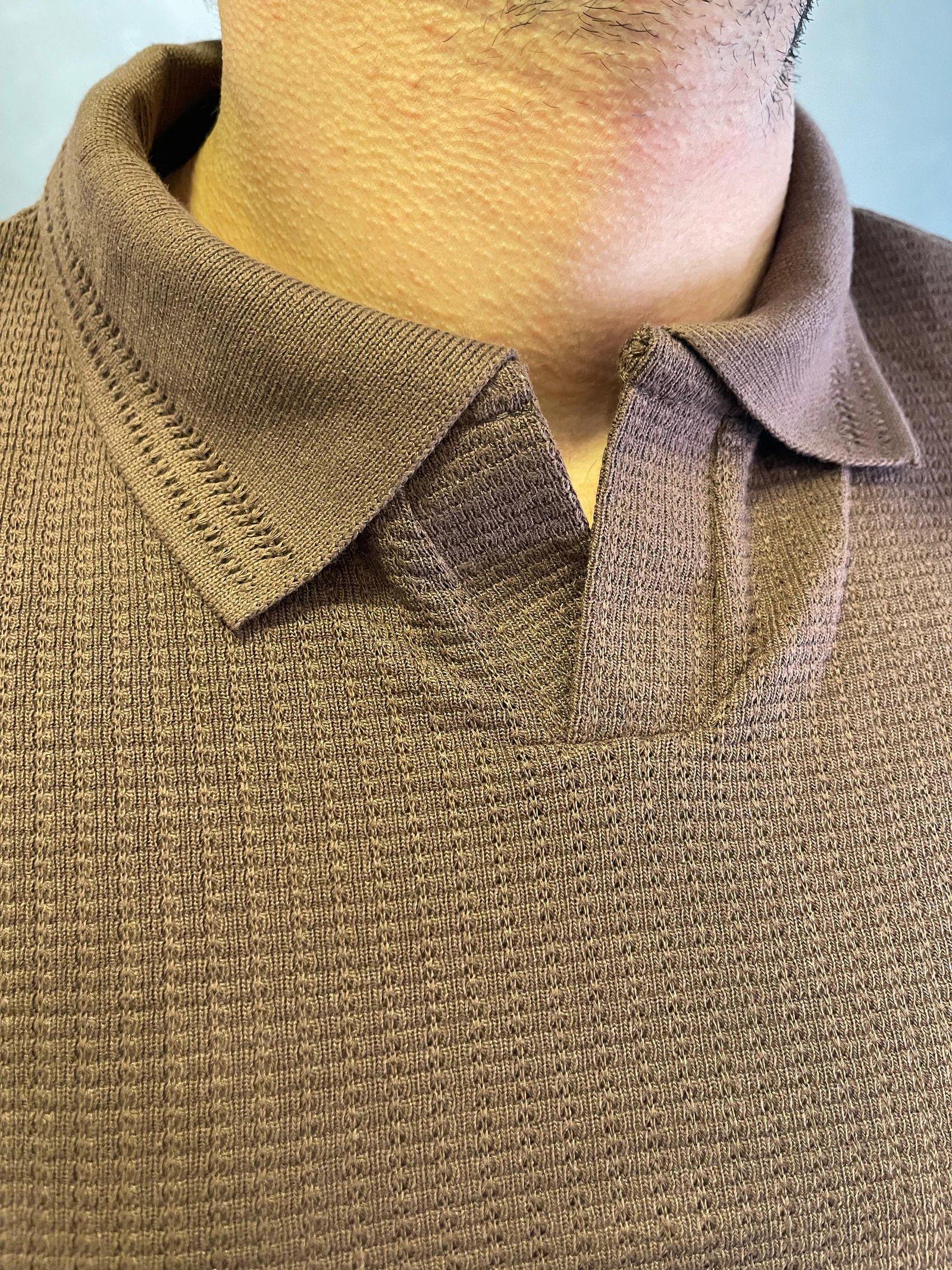 Polo V Louse Marrom - Imagem 2