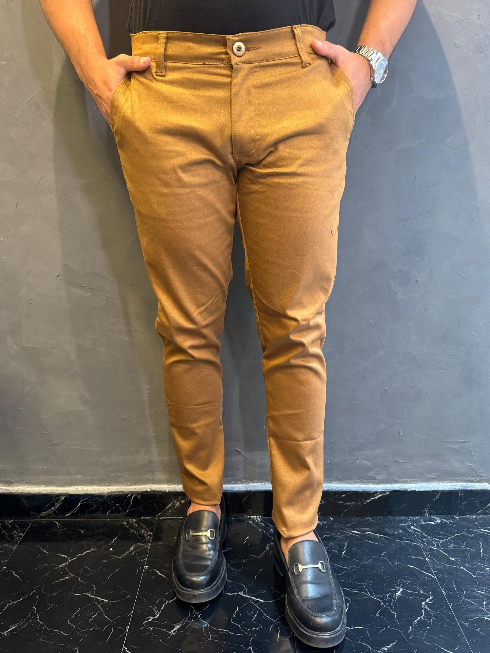 Calça Chino Telha
